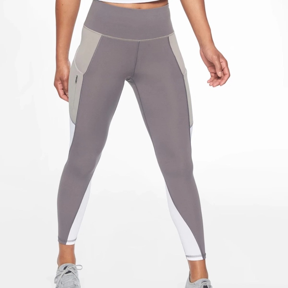 Athleta Colorblock Up For Anything 7/8 Tight Leggings #209921 Size 1X